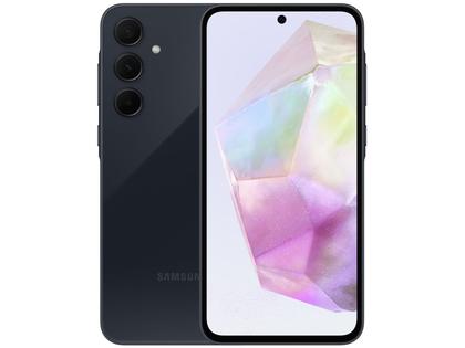 Imagem de Smartphone Samsung Galaxy A35 256GB Azul Escuro 5G 8GB RAM 6,6" Câm. Tripla + Selfie 13MP Dual Chip