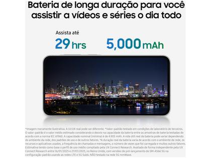 Imagem de Smartphone Samsung Galaxy A36 256GB 5G 8GB RAM Branco 6,7" Câm. Tripla + Selfie 12MP