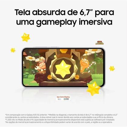 Imagem de Smartphone Samsung Galaxy A36 5G 128GB 6GB 6,7" Branco