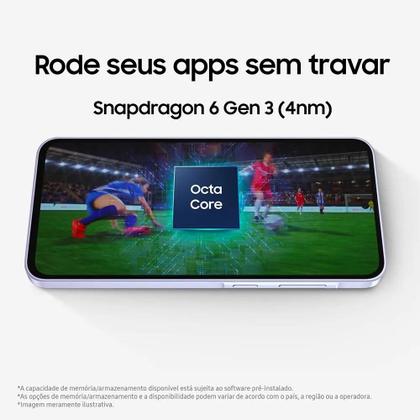 Imagem de Smartphone Samsung Galaxy A36 5G 128GB 6GB RAM Câmera Tripla Traseira de até 50MP Selfie 12MP Tela 6.7" Preto