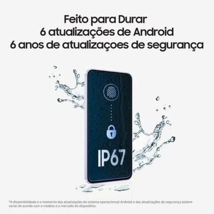 Imagem de Smartphone Samsung Galaxy A36 5G Tela 6.7 128GB 6GB RAM Camera Tripla 50MP AI Preto