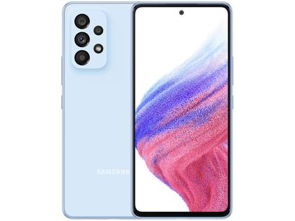 Smartphone Samsung Galaxy A53 128GB Azul 5G - 8GB RAM 6,5” Câm