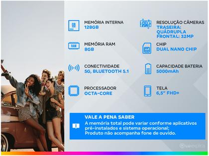 Imagem de Smartphone Samsung Galaxy A53 128GB Azul 5G