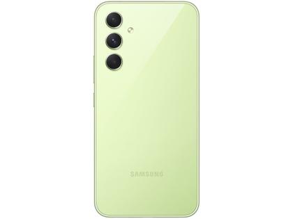 Smartphone Samsung Galaxy A54 256GB Verde Lima 5G Octa-Core 8GB RAM 6,4" Câm. Tripla + Selfie 32MP Dual Chip Imagem de Smartphone Samsung Galaxy A54 256GB Verde Lima 5G Octa-Core 8GB RAM 6,4" Câm. Tripla + Selfie 32MP Dual Chip