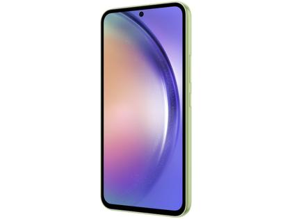 Smartphone Samsung Galaxy A54 256GB Verde Lima 5G Octa-Core 8GB RAM 6,4" Câm. Tripla + Selfie 32MP Dual Chip Imagem de Smartphone Samsung Galaxy A54 256GB Verde Lima 5G Octa-Core 8GB RAM 6,4" Câm. Tripla + Selfie 32MP Dual Chip