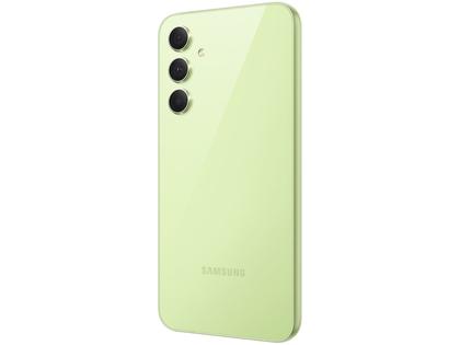 Smartphone Samsung Galaxy A54 256GB Verde Lima 5G Octa-Core 8GB RAM 6,4" Câm. Tripla + Selfie 32MP Dual Chip Imagem de Smartphone Samsung Galaxy A54 256GB Verde Lima 5G Octa-Core 8GB RAM 6,4" Câm. Tripla + Selfie 32MP Dual Chip
