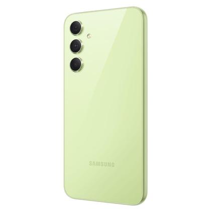 Imagem de Smartphone Samsung Galaxy A54 5G Verde Lima, 128GB, 8GB RAM e Câmera Tripla de 50MP +12MP + 5MP