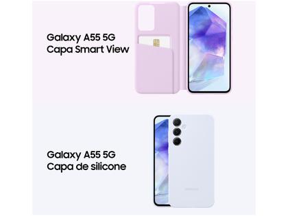 Smartphone Samsung Galaxy A55 128GB Azul Escuro 5G 8GB RAM 6,6