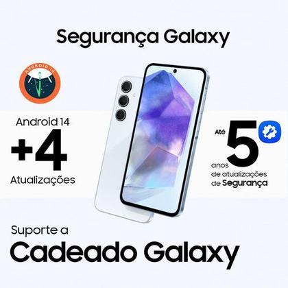 SMARTPHONE SAMSUNG GALAXY A55 5g Dual Sim 256GB 8Gb RAM AZUL CLARO