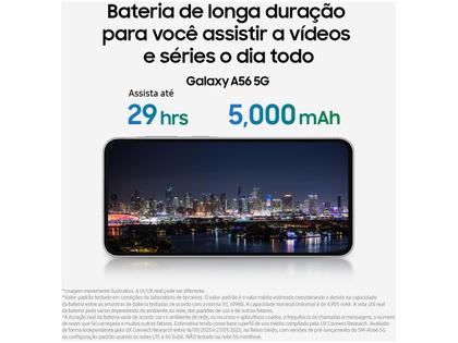 Imagem de Smartphone Samsung Galaxy A56 128GB 5G 8GB RAM Verde 6,7" Câm. Tripla + Selfie 12MP