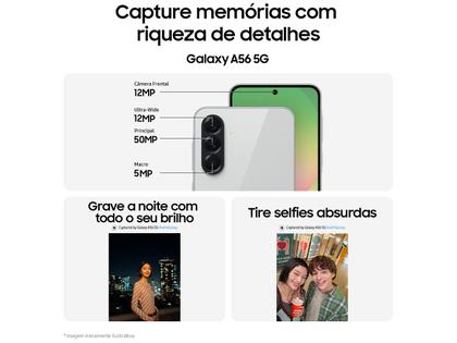 Imagem de Smartphone Samsung Galaxy A56 256GB 5G 8GB RAM Rosa 6,7" Câm. Tripla + Selfie 12MP