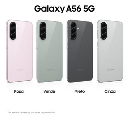 Imagem de Smartphone samsung galaxy a56 5g 256gb 8gb ram cinza