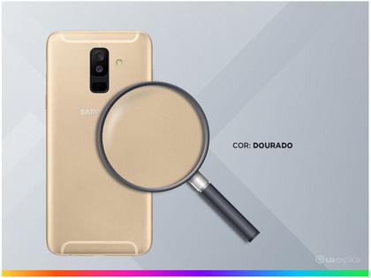 Smartphone Samsung Galaxy A6+ 64GB Dourado - Dual Chip 4G Câm
