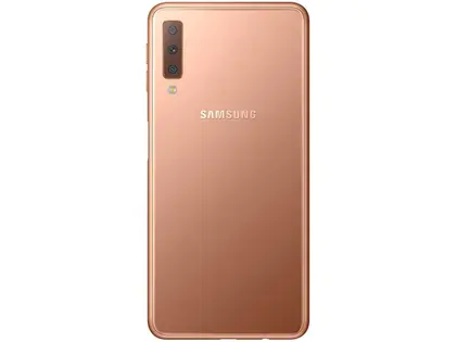 Smartphone Samsung Galaxy A7 64GB Cobre 4G - 4GB RAM Tela 6” Câm