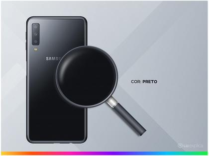 Smartphone Samsung Galaxy A7 64GB Preto 4G - Octa-Core 4GB RAM 6