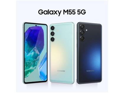 Imagem de Smartphone Samsung Galaxy M55 256GB 5G 8GB RAM Verde Claro 6,7" Câm. Tripla + Selfie 50MP Dual Chip