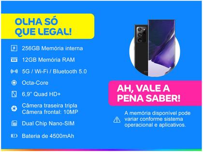 Smartphone Samsung Galaxy Note 20 Ultra 256GB Mystic Black