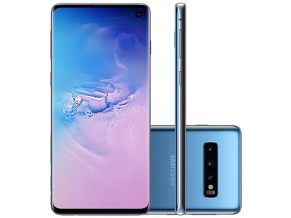 Smartphone Samsung Galaxy S10 128GB Azul 4G - 8GB RAM 6,1” Câm