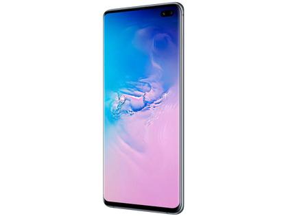 128G SCV42 Galaxy S10+ SAMSUNG au SIMフリー Smartphone Samsung Galaxy S10+ 128GB Azul 4G - 8GB RAM Tela 6,4
