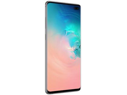 Smartphone Samsung Galaxy S10+ 128GB Branco 4G - 8GB RAM Tela 6,4