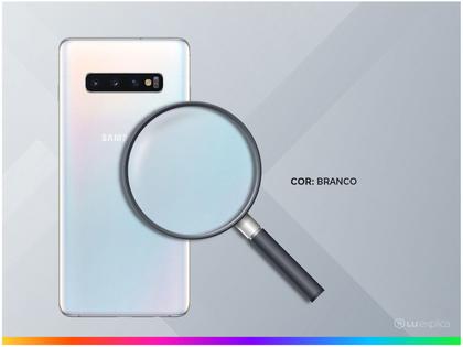 Smartphone Samsung Galaxy S10+ 128GB Branco 4G - 8GB RAM Tela 6,4