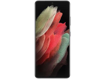 Smartphone Samsung Galaxy S21 Ultra 256GB Preto 5G - 12GB RAM Tela