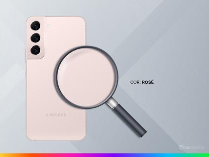 Imagem de Smartphone Samsung Galaxy S22 256GB Rosé 5G Octa-Core 8GB 6,1" RAM Câm. Tripla + Selfie 10MP Dual Chip