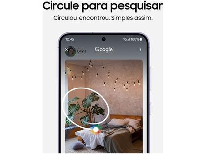 Imagem de Smartphone Samsung Galaxy S23 128GB Violeta 5G 8GB RAM 6,1” Câm Tripla + Selfie 12MP