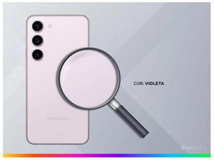 Imagem de Smartphone Samsung Galaxy S23 128GB Violeta 5G 8GB RAM 6,1” Câm Tripla + Selfie 12MP
