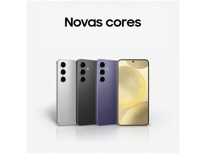 Imagem de Smartphone Samsung Galaxy S24 6,2" Galaxy AI 256GB Preto 5G 8GB RAM Câm. Tripla 50MP + Selfie 12MP Bateria 4000mAh Dual Chip