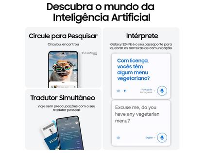 Imagem de Smartphone Samsung Galaxy S24 FE 128GB Azul 