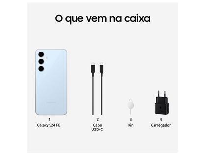 Imagem de Smartphone Samsung Galaxy S24 FE 128GB Azul 
