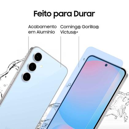 Imagem de Smartphone Samsung Galaxy S24 FE 256GB 8GB RAM 5G Cinza Tela 6,7 Polegadas