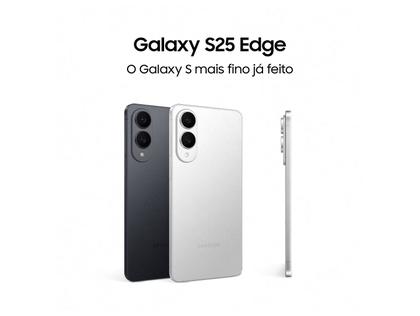 Smartphone Samsung Galaxy S25 Edge 256GB Titânio Prata 5G 12GB RAM