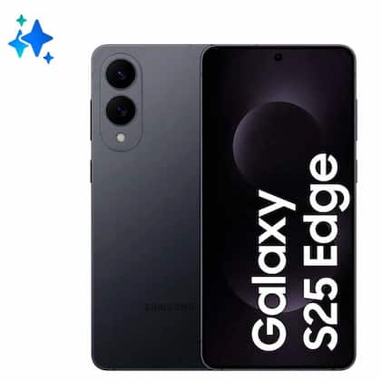 Smartphone Samsung Galaxy S25 Edge 512GB 5G - Titânio Jetblack, Galaxy AI, Câmera Dupla 200MP + Selfie...