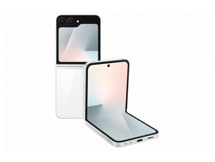 Imagem de Smartphone Samsung Galaxy Z Flip7 FE 128GB 5G - Branco, Tela dobrável de 6.7", 8GB de RAM