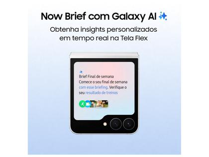 Imagem de Smartphone Samsung Galaxy Z Flip7 FE 128GB Preto 5G 8GB RAM Tela 6,7" Câm. Dupla de 50MP Galaxy AI