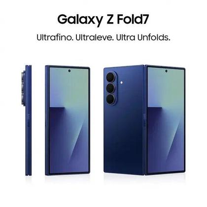 Smartphone Samsung Galaxy Z Fold7 1TB 5G - Azul, Tela dobrável de
