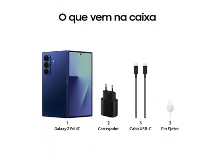 Imagem de Smartphone Samsung Galaxy Z Fold7 1TB Azul 5G 16GB RAM Tela 8,0" Câm. Tripla + Selfie 10MP