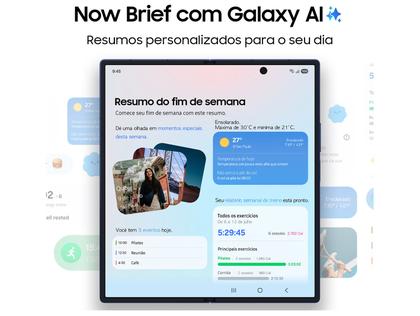 Imagem de Smartphone Samsung Galaxy Z Fold7 1TB Azul 5G 16GB RAM Tela 8,0" Câm. Tripla + Selfie 10MP