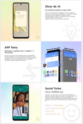 Imagem de Smartphone Spark 20C 256GB/16GB Ram Câmera 50mp HDR 90Hz Premium design Dual Sim