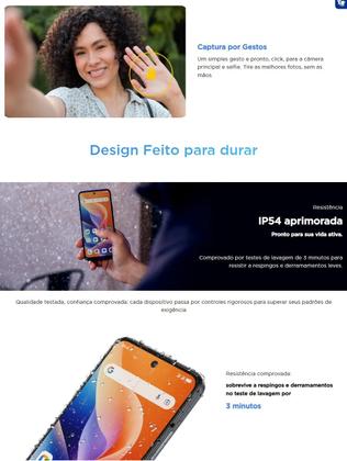 Imagem de Smartphone TCL 605 256GB Câmera 50MP Bateria 5200mAh Tela 6,7 Polegadas