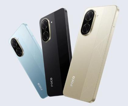 XIAOMI Poco C71 Smartphone 128GB/4GB Dual SIM Blau | 6,88" Display, 5200mAh Akku, 32MP Kamera