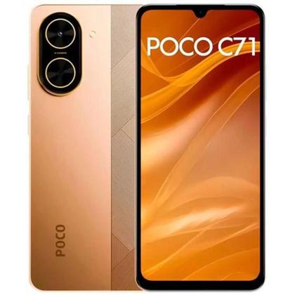 Imagem de Smartphone Xiaomi Poco C71 Global 128GB 4GB RAM Dual SIM Tela 6.88" - Dourado