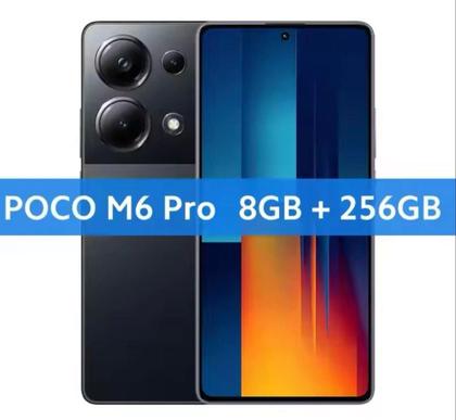 スマートフォン本体 Poco M6 - 256GB Like New Smartphone Xiaomi POCO M6 Dual SIM de 256GB, 8GB RAM, Tela de 6.79