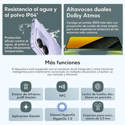 Imagem de Smartphone Xiaomi Poco M7 Pro 256GB / 8GB Ram 5G (Versao Global) (SILVER) PRATA