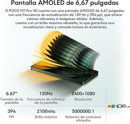 Imagem de Smartphone Xiaomi Poco M7 Pro 256GB / 8GB Ram 5G (Versao Global) (SILVER) PRATA