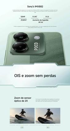 Imagem de Smartphone Xiaomi POCO M7 Pro 5G 256GB, 8GB RAM, Tela 6,67 polegadas AMOLED 120 Hz, Câmera 50 MP, NFC, Bateria 5110 mAh, Dual SIM, Android 14 vERD