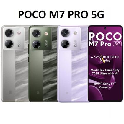 Smartphone Xiaomi Poco M7 Pro 5g SILVER 256gb 8gb Ram Dual Sim