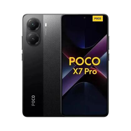 Imagem de Smartphone Xiaomi POCO X7 Pro 5G, 512GB, 12GB RAM, Android 14, Tela 6,67 AMOLED 120Hz, Câmera 64MP Frontal 16MP, Bateria 5100mAh, Dual SIM